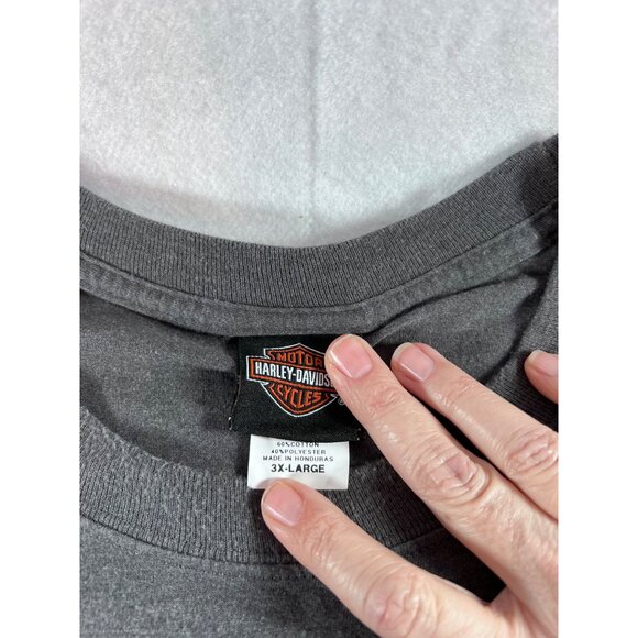 Harley-Davidson‎ Gray Superstition Apache Junction Arizona Horses 3X Mens Tee - Picture 4 of 5